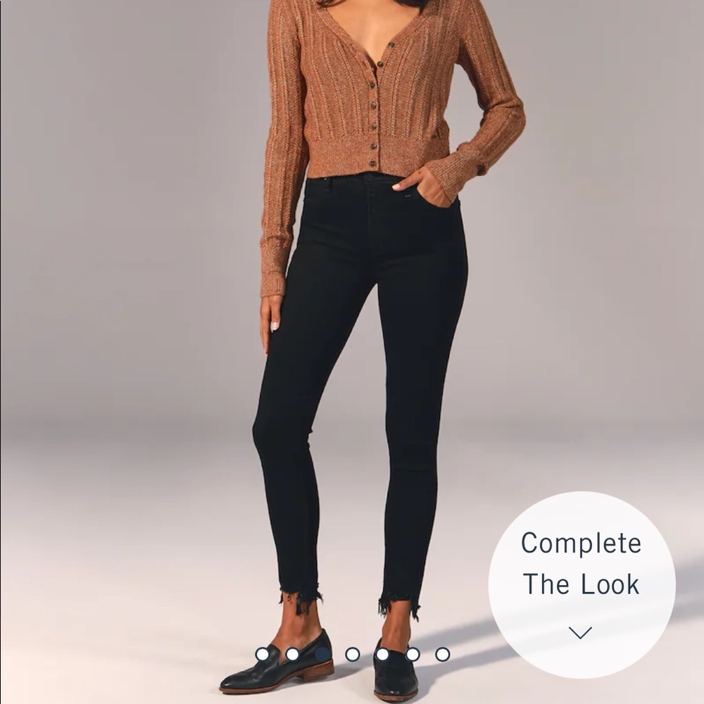 Abercrombie & Fitch High Rise Super Skinny Ankle Jean